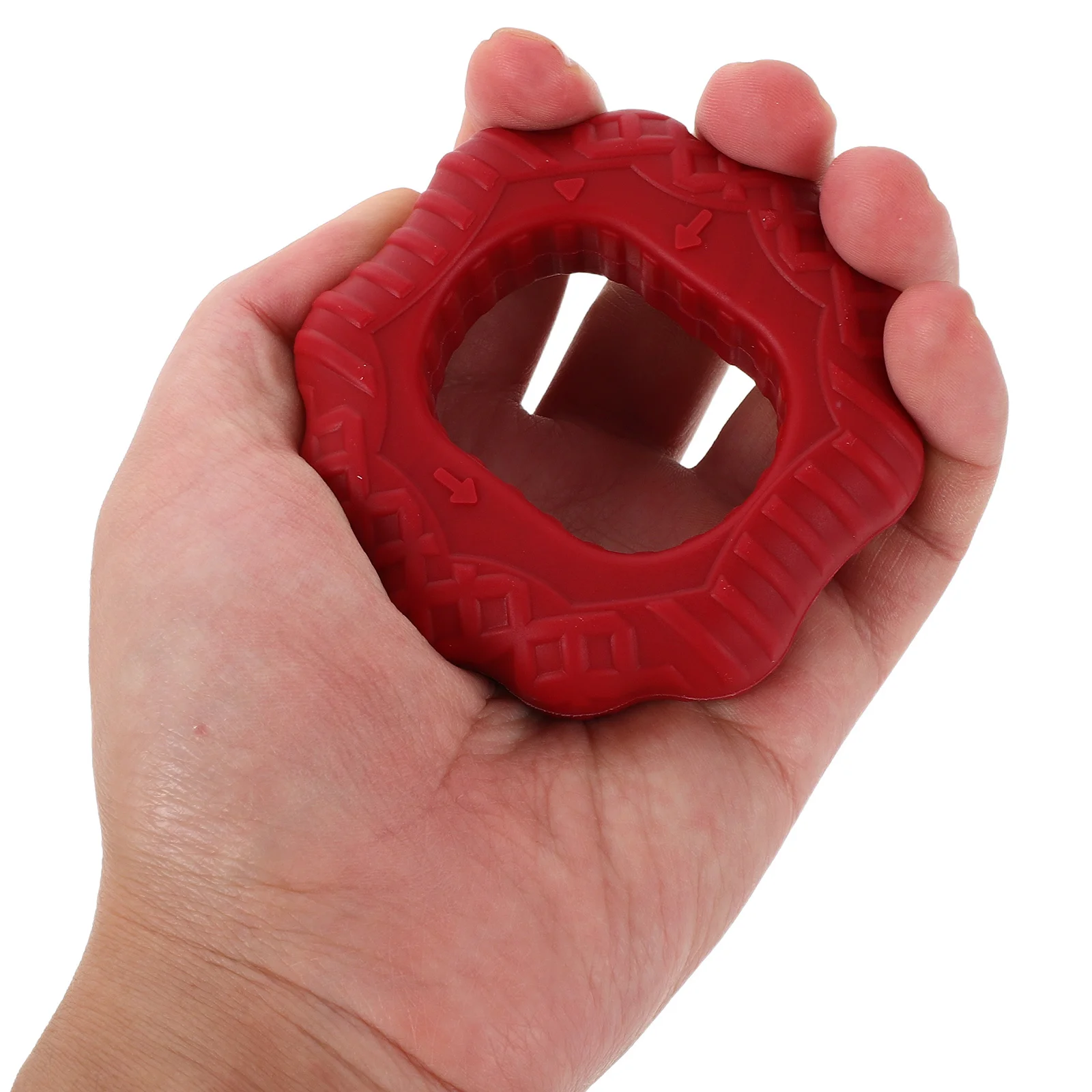 

2Pcs Silicone Hand Grip Trainer Finger Wrist Strengthener Portable Muscle Training Exercise Rings Grip Strengthener 30lb 60lb