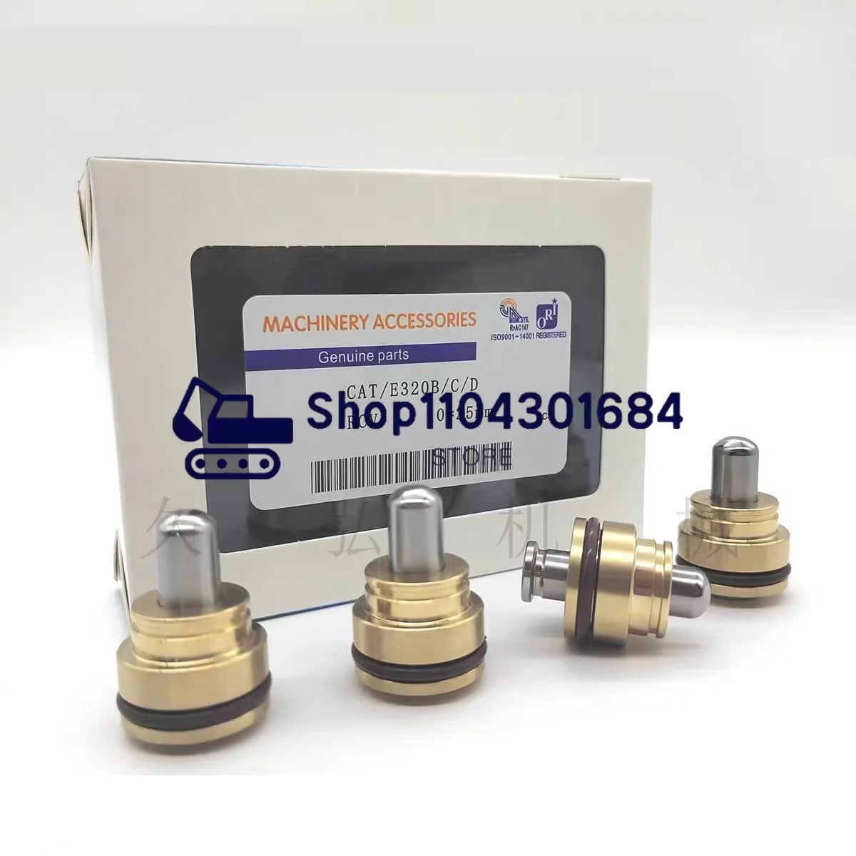 

118-4086,096-1628,Pilot Valve Plunger Kit for Caterpillars CAT-320B,320C,320D,307C,308C,311,311B,311C,311D,336D,330C,349D,313D