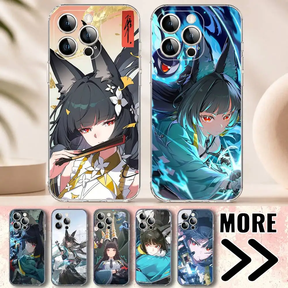 Coque de téléphone Zenless Zone Zero Hoshimi Miyabi pour iPhone 18 17 16 15 Max Mini 14 13 12 Pro Plus, protection transparente