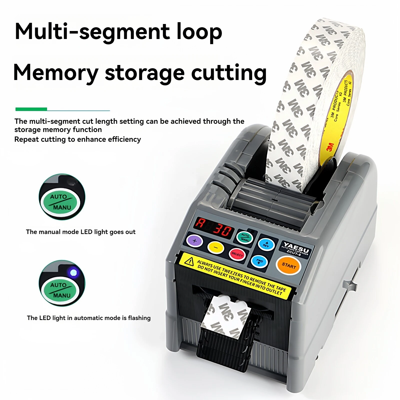 

Automatic ZCUT-9 Tape Cutting Machine Film Tape Cutting Machine Auto Tape Dispenser