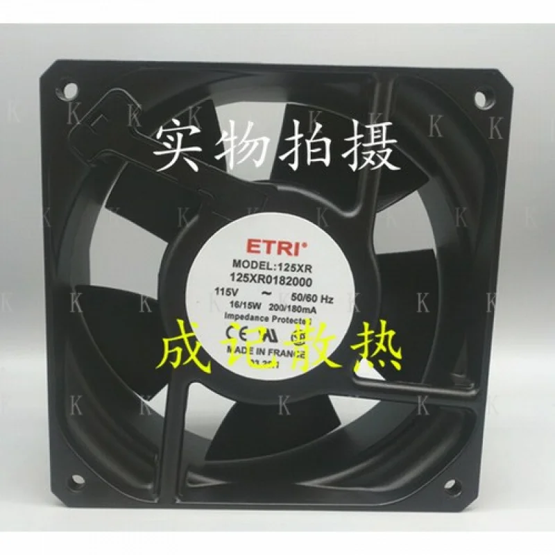 

C 1pcs FOR ETRI 125XR0182000 115V 120*120*38mm fan