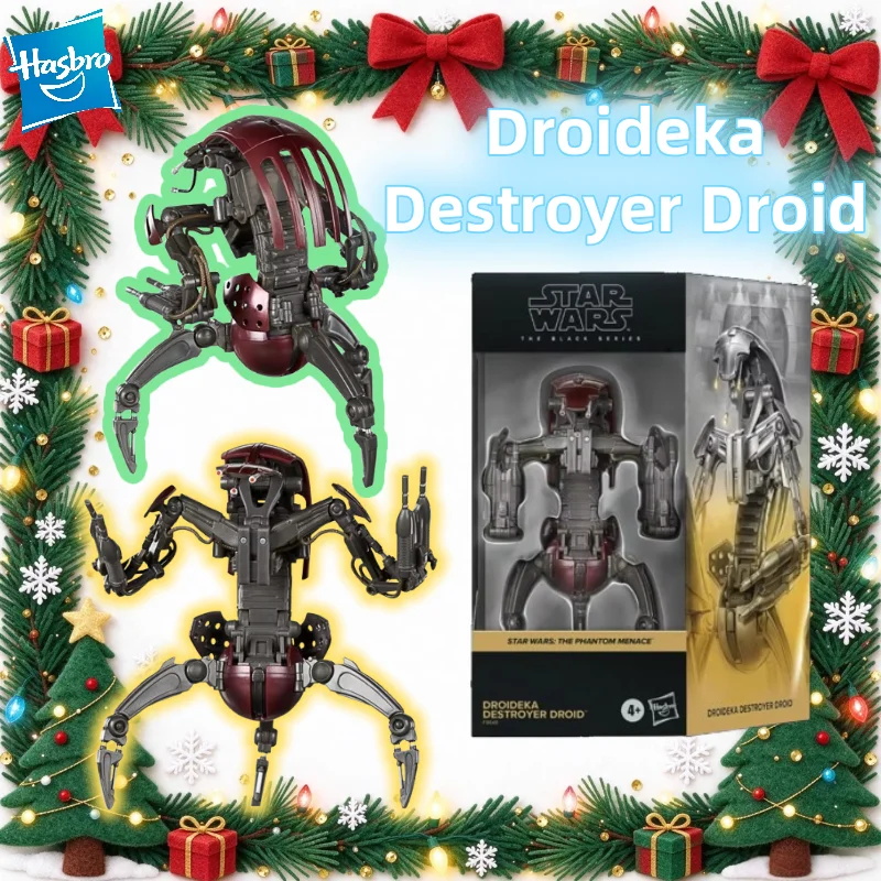 【IN STOCK】Hasbro Star Wars The Black Series The Phantom Menace Droideka Destroyer Droid Action Toy Figure Model Christmas Gift