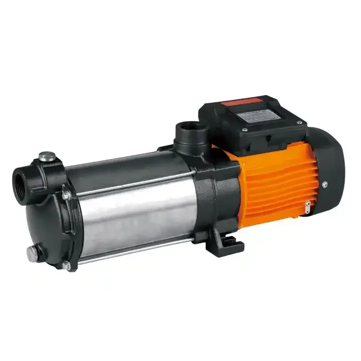 حار بيع: 0.37KW 0.5HP تشغيل هادئ الفولاذ المقاوم للصدأ مضخة ضغط المياه الطرد المركزي الأفقية متعددة المراحل #2