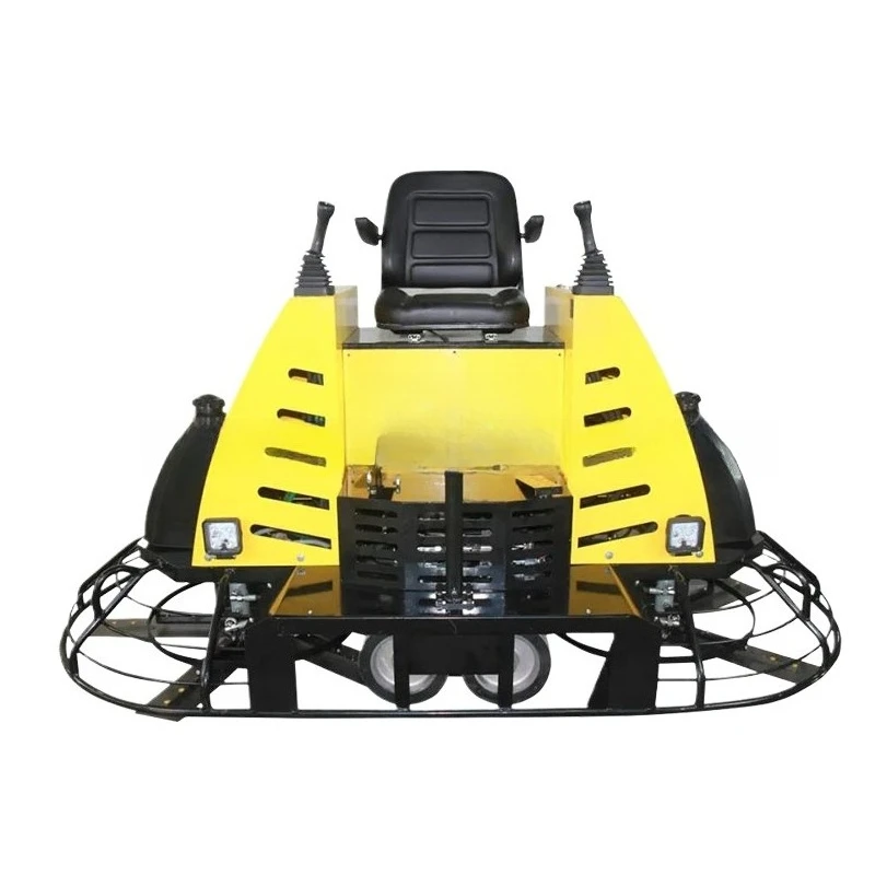 Hydraulic ride-on smoothing machine, concrete cement pavement polishing machine c