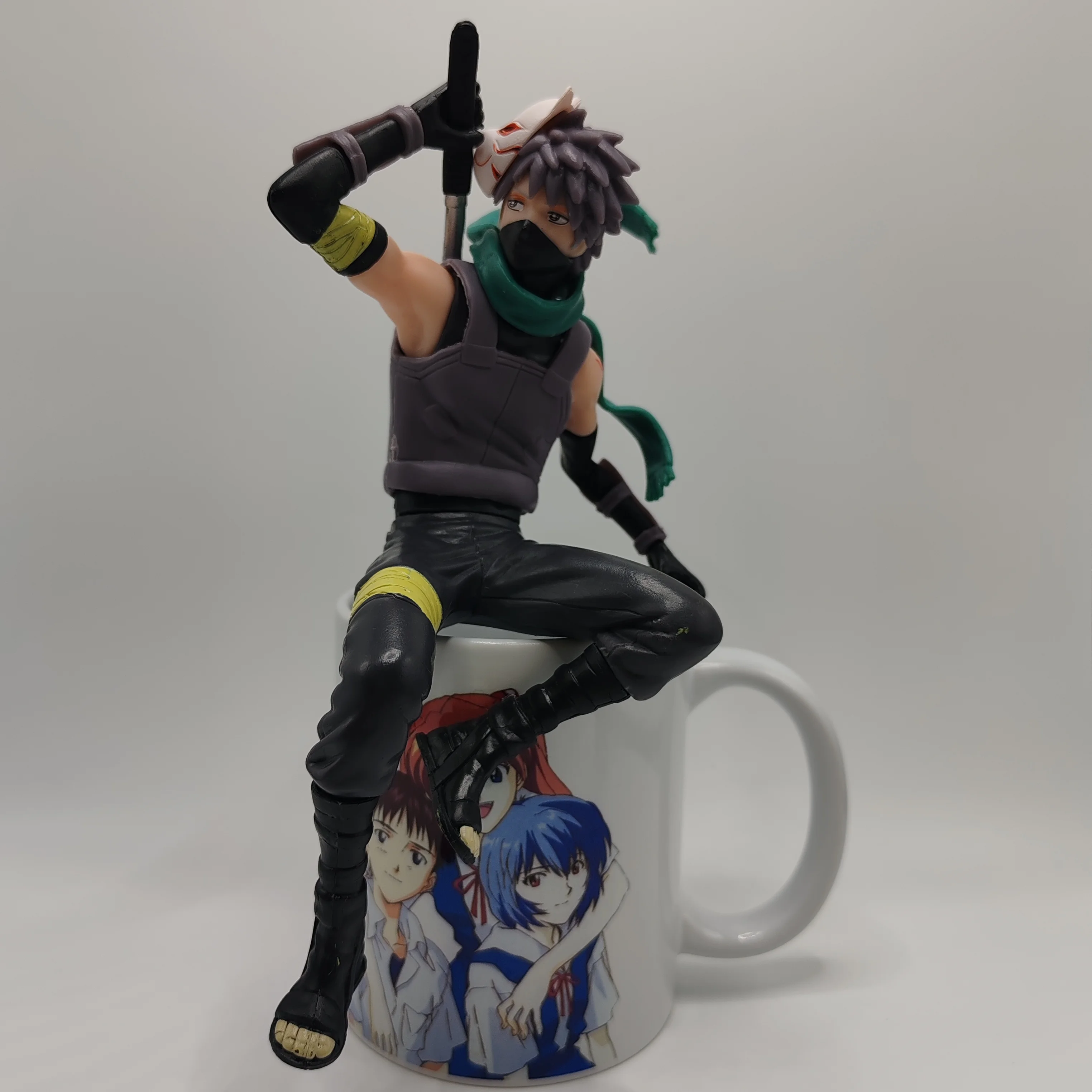 19 cm Con Base Statua Naruto Anime Figura Shippuden Modello Hatake Kakashi Action Figure Bambole Decorazioni Giocattolo IN PVC Regalo