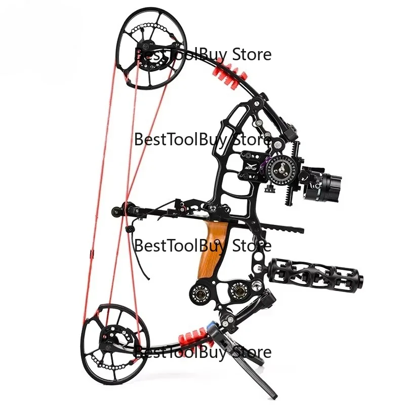 

Compound Bow and Arrow Set Archery Steel Ball Dual-Purpose Adjustable Pull Weight 35-70 Pounds Outdoor Sports Hunting Equipment