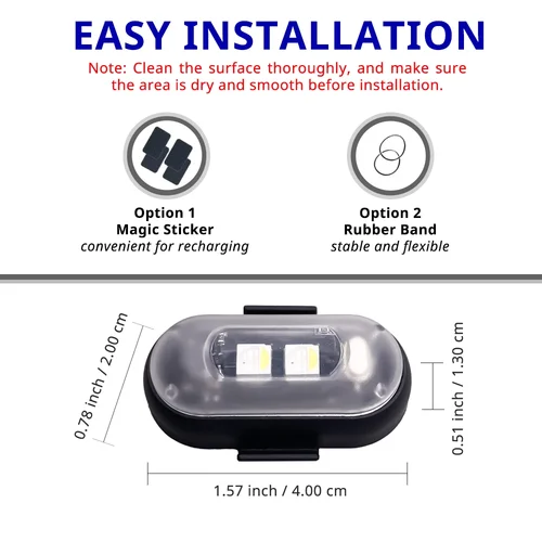 Imagen 2 del producto Kit de luz subbrillante RGB para monopatín, LED con Control remoto inalámbrico, estroboscópico recargable de 8 colores, decoración ambiental para conducción nocturna