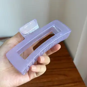 13CM nadměrné sponky do vlasů pro ženy s geometrickým vzorem žraloka, všestranné minimalistické sponky do vlasů, drápy, dívčí vlasové doplňky 10 nejlepší prodej velké sponky do vlasů - №1