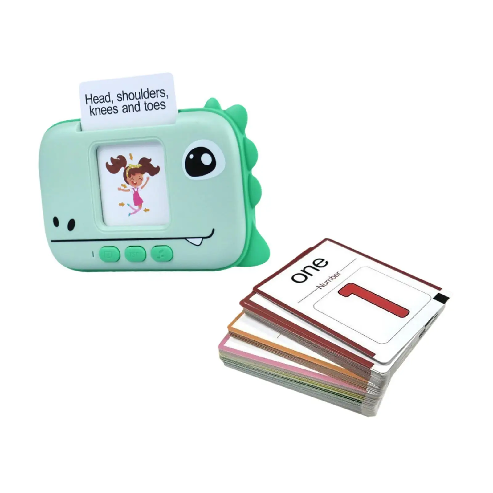 Leaning Machine Toy 80 Cards Pocket Speech for Preschool Boys Girls Children