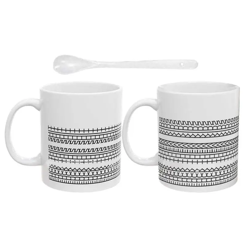 

Kitchen Hidded Message Coffee Ceramic Water Milk Tea Cups Mugunique Gift for Work Bestie & Modern Coffee Lover Accessories