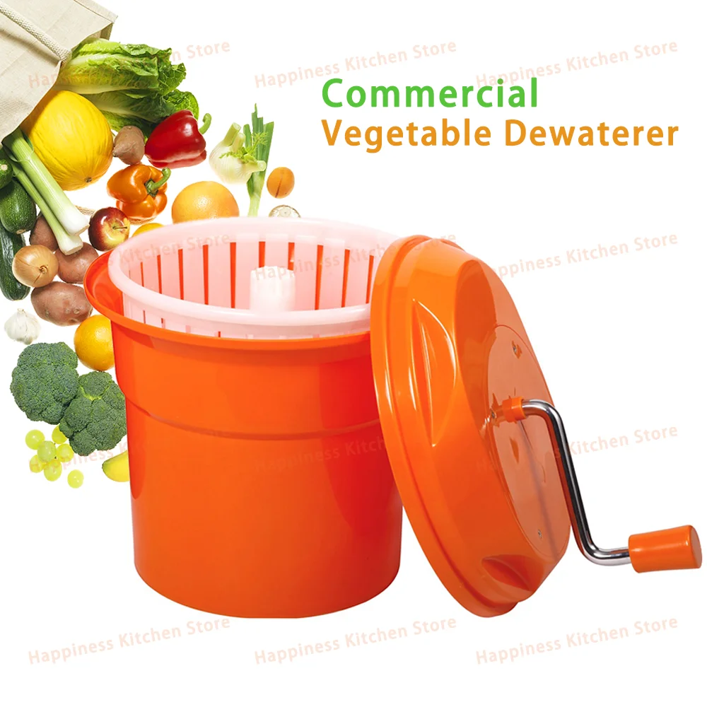 Commercial Vegetable Dehydrator Manual Dryer for Vegetable Fruit Quick Drying Tank 12L/25L Restaurant Kitchen Tools