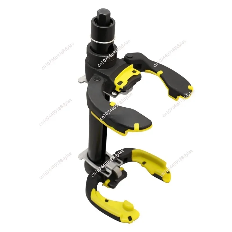 Integrated multi-angle free-disassembly shock absorber spring compressor shock absorber disassembly tool