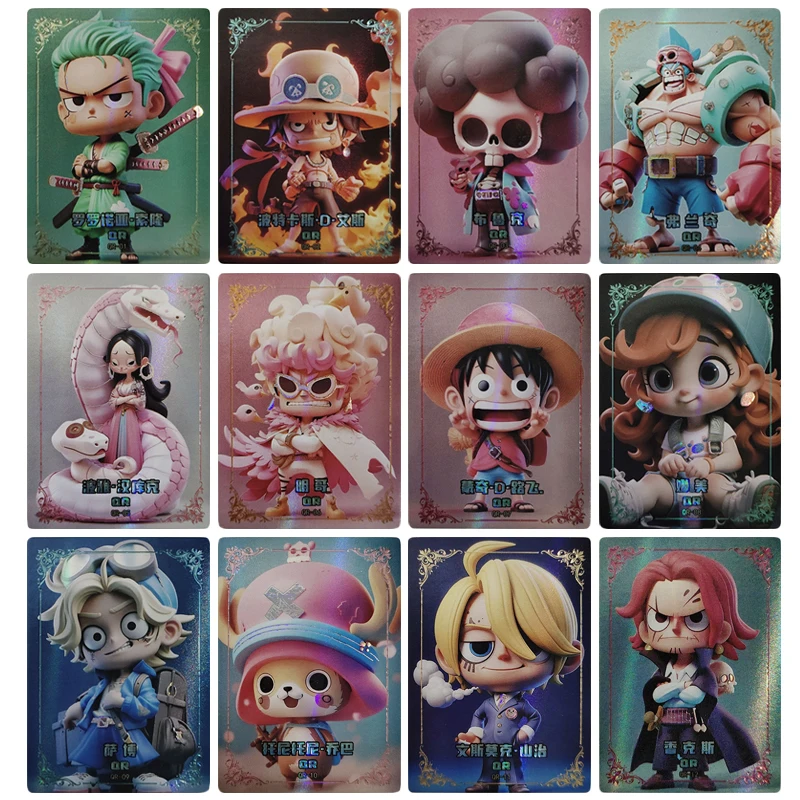 

Japanese Anime ONE PIECE Portgas D Ace Burukku Shanks Usopp Nami Collectible Cards Christmas Birthday Gifts Children's Toys