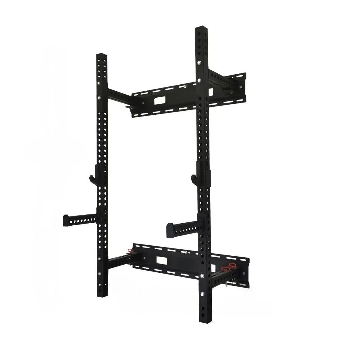 Popular Fitness Equipment Home Gym Space Saving Wall Mount Folding Squat Rack