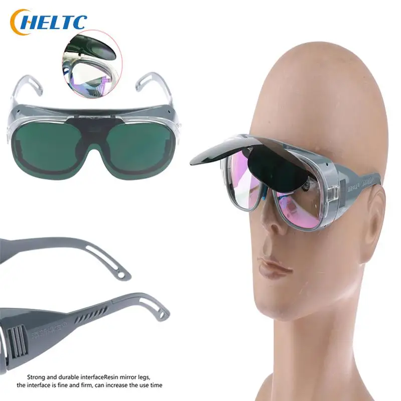 Gafas protectoras de soldadura por arco de argón y Gas, lentes antideslumbrantes para pulir, equipo Protector de Ojos de trabajo de Seguridad, 1 unidad