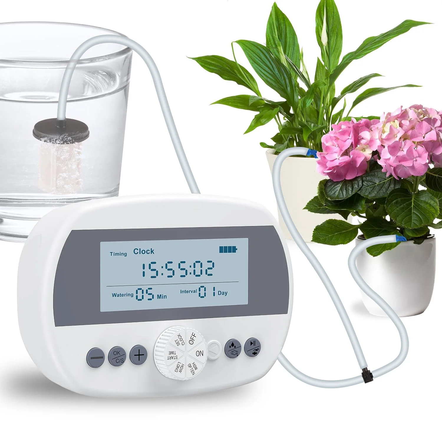 Latest USB Timer Automatic Drip Irrigation System for Outdoor/Indoor Plant Watering