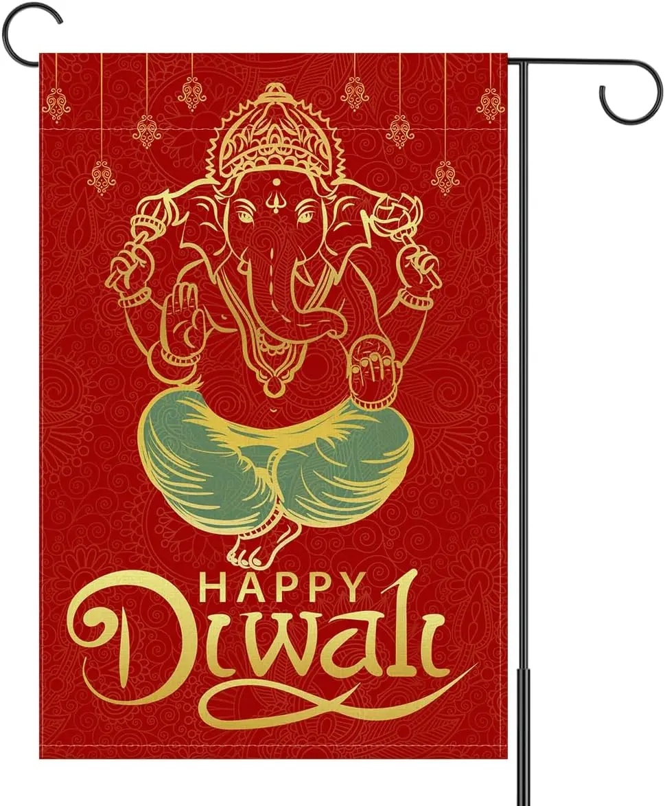 Happy Diwali Ggarden Flags 12