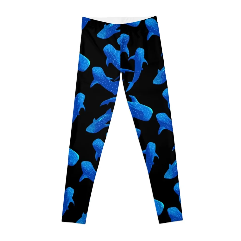 Shark Whale pattern Leggings Sports pants woman Tight fitting woman Women's sportswear sports tennis for Womens Leggings