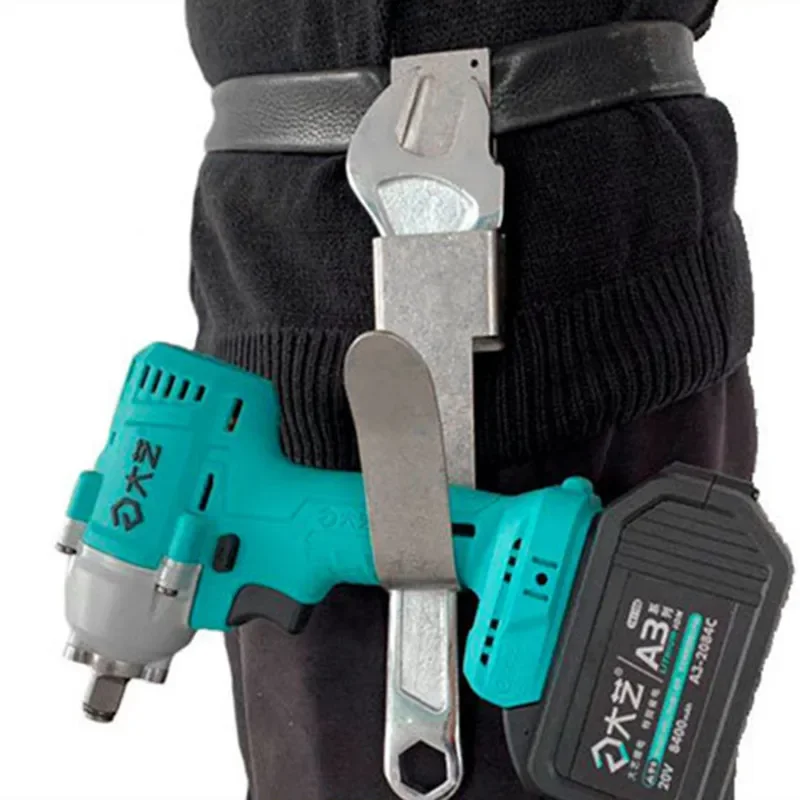 Portable tool belt hooks Impact Driver Drill wrench storage Holder metal Waist Electrician Tool Cordless stand of Woodworking