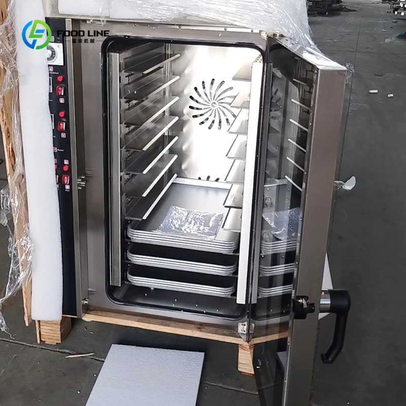 

Big Bakery Hot Air Convection Oven 16 Trays Electric Bread Oven Commercial Grade for Catering Restaurant Fast Baking