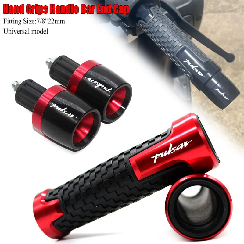 Para Bajaj Pulsar 125 150 180 RS200 NS200 NS160 empuñaduras de mano para motocicleta tapa de extremo de barra