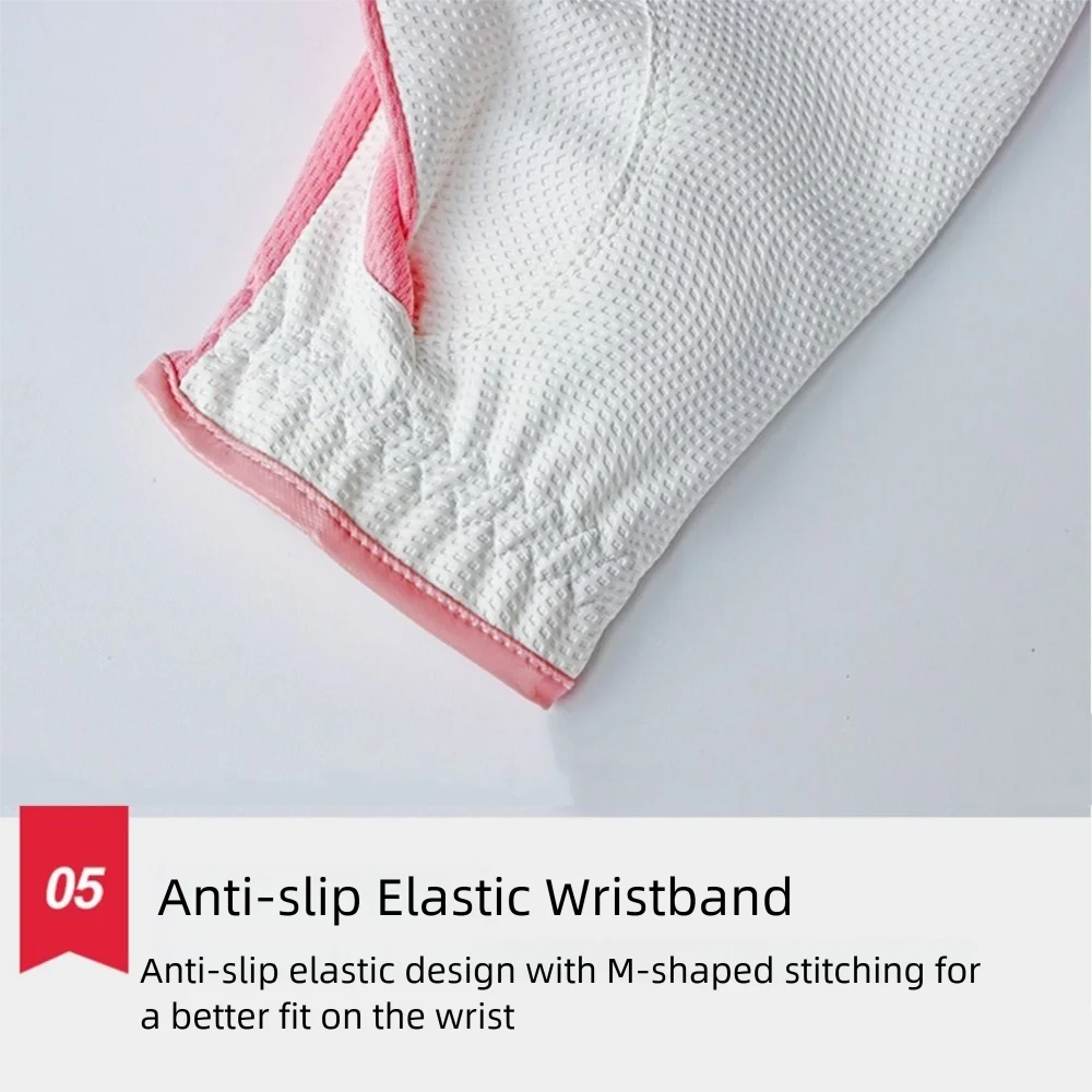 

Удобные женские спортивные перчатки, дышащие женские перчатки для гольфа без пальцев, нескользящие варежки для гольфа для левой и правой руки, защита ладони