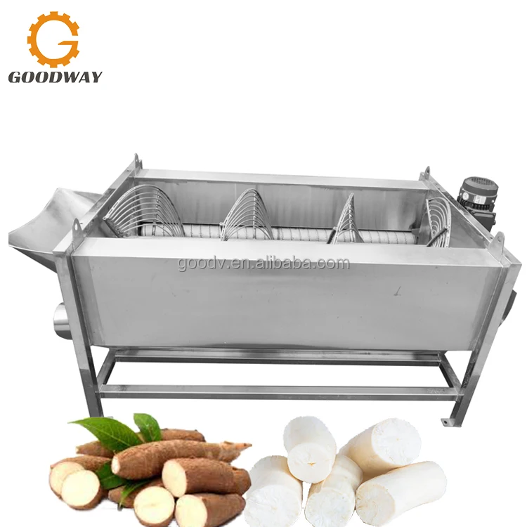 Industrial Hot Sale Cassava Peeling and Washing Machine Cassava Roots Skin Peeler