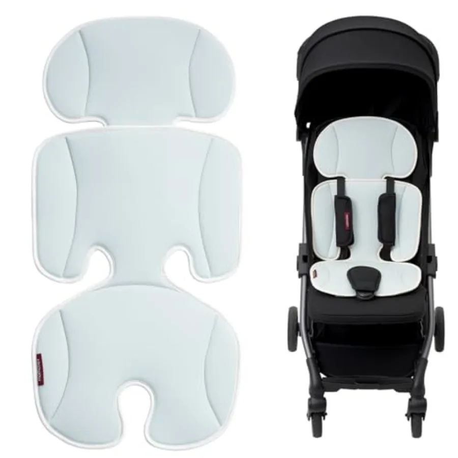 

Momcozy Stroller Cooling Pad Universal Soft Cooler Pad, Breathable and Adjustable Seat Liner Detachable 2-Piece Cooling Cushion