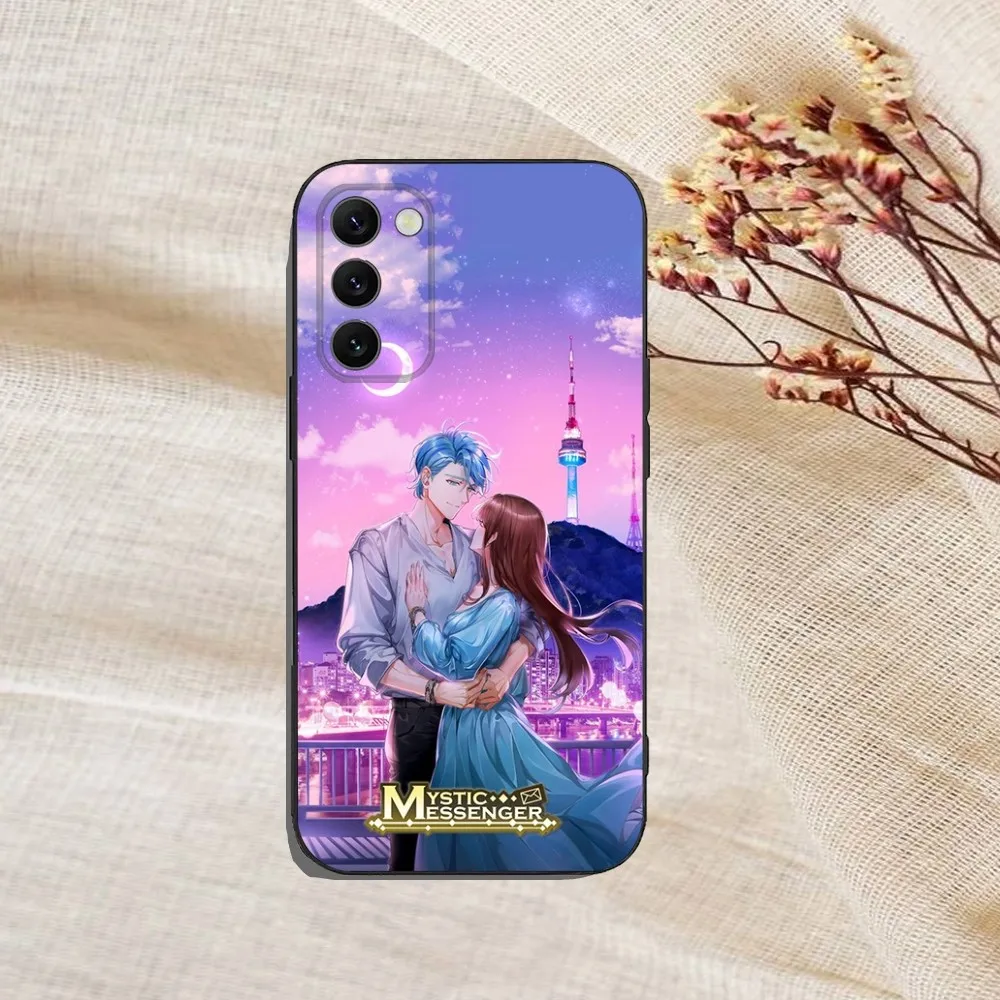 Mystic Messenger Phone Case For Samsung Galaxy A13,A21s,A22,A31,A32,A52,A53,A71,A80,A91 Soft Black Cover