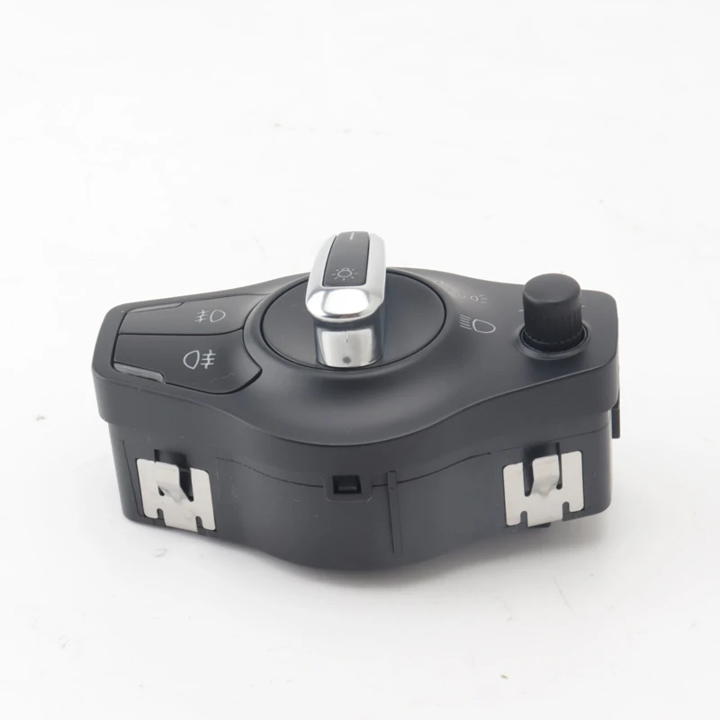 1Pcs 8K0941531AS 8UD955559B Automatic Chrome Headlight Fog Light Knob Control Switch for Audi A4 B8 S4 A5 Q5 S5 2009-2014