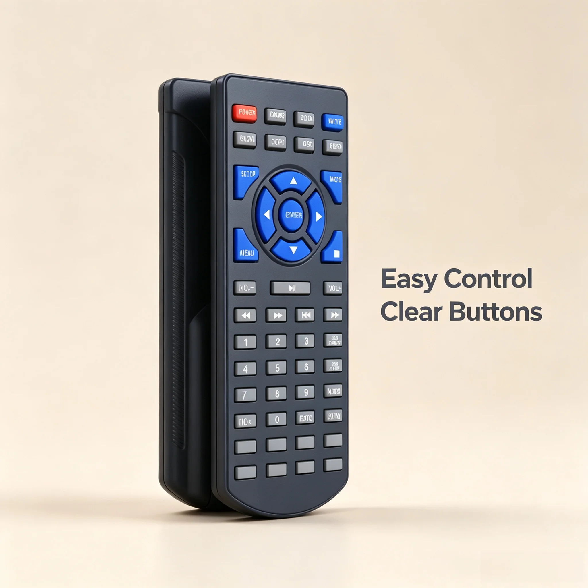 Genuine Remote Control for COOAU PYLE Portable DVD Player CU-901 CU-101 CU-121 PV1060 BFN161 121, No Programming Required