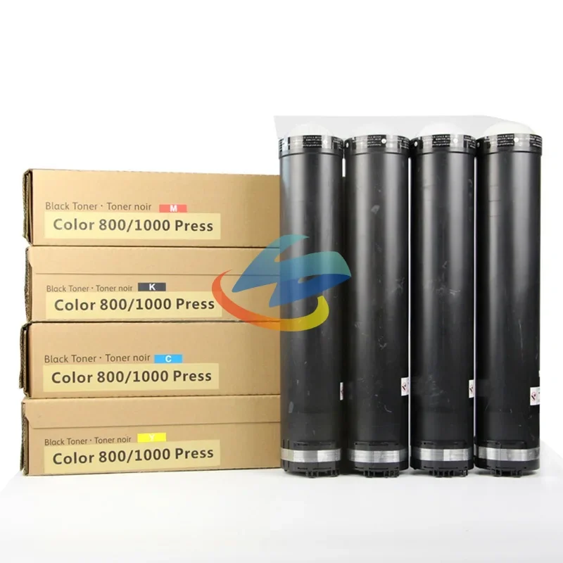 

4PCS C800 Copier Toner Cartridge for Xerox Color Press 800 800i 1000 1000i Copier Toner Powder Supplies CMYK1600g Compatible