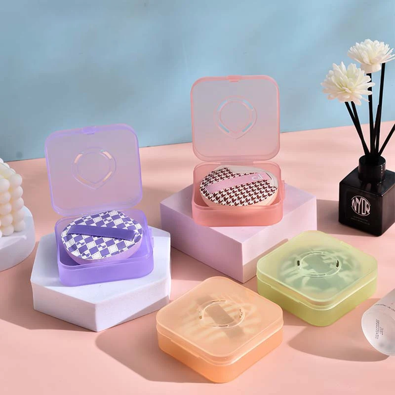 1pcs Camera Empty Air Cushion Puff Box Portable Cosmetic Makeup Case Container With Powder Sponge For BB Cream Foundation