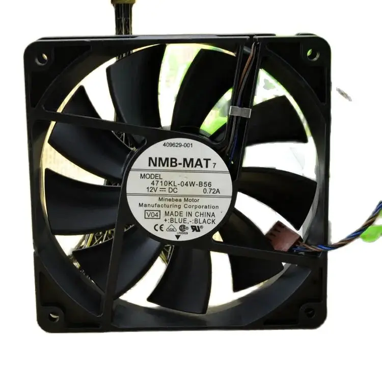 

Новый оригинальный охлаждающий вентилятор 4710KL-04W-B56 DC 12V 0.72A 12025