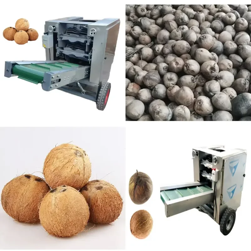 Commercial Coconut Peeling Machine for Coconut Shell and Brown Skin Removal Efficient Automatic Peeler for Sale