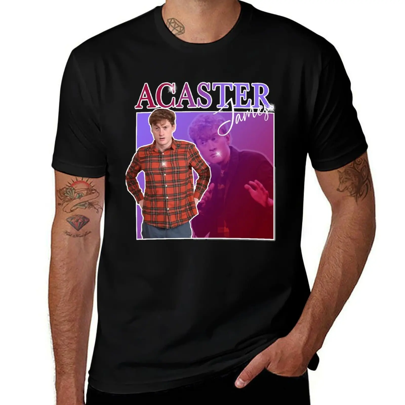 Vintage Photograp James Acaster Retro Idol Gifts Fot You T-Shirt Casual Streetwear Short Sleeve Tee T-Shirt