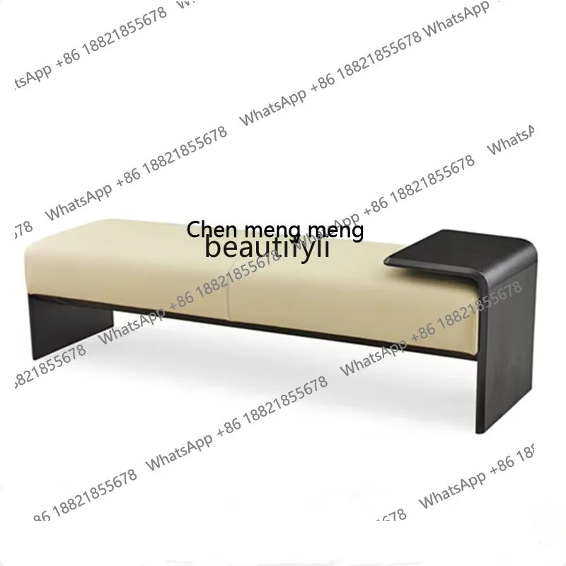 

P178 New Chinese Style Solid Wood Bedroom Bed End Stool Living Room Sofa Stool Cloakroom Rest Area Long Bench