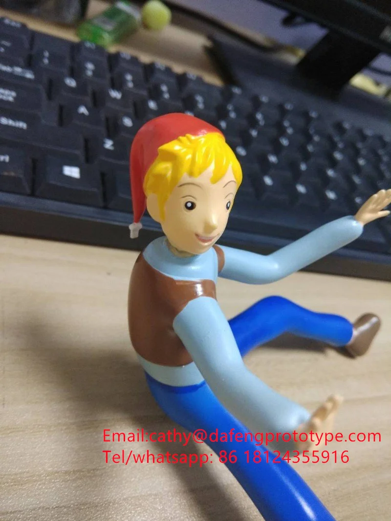 Doll boy, 3D printing service customization, small batch production, resin PVC and other materials