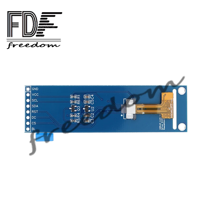 FDF 2.25 بوصة TFT LCD ST7789 شاشة صغيرة 76*284 وحدة LCD عرض كامل SPI شاشة ملونة