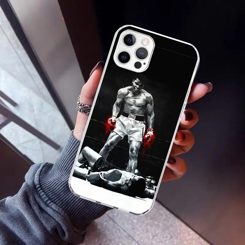 Mike Tyson Boxer Man Phone Case For iPhone 15 14 13 12 Mini 11 Pro Max Cover 7 Plus X XS XR 8 + SE Silicone Shell Print Fundas