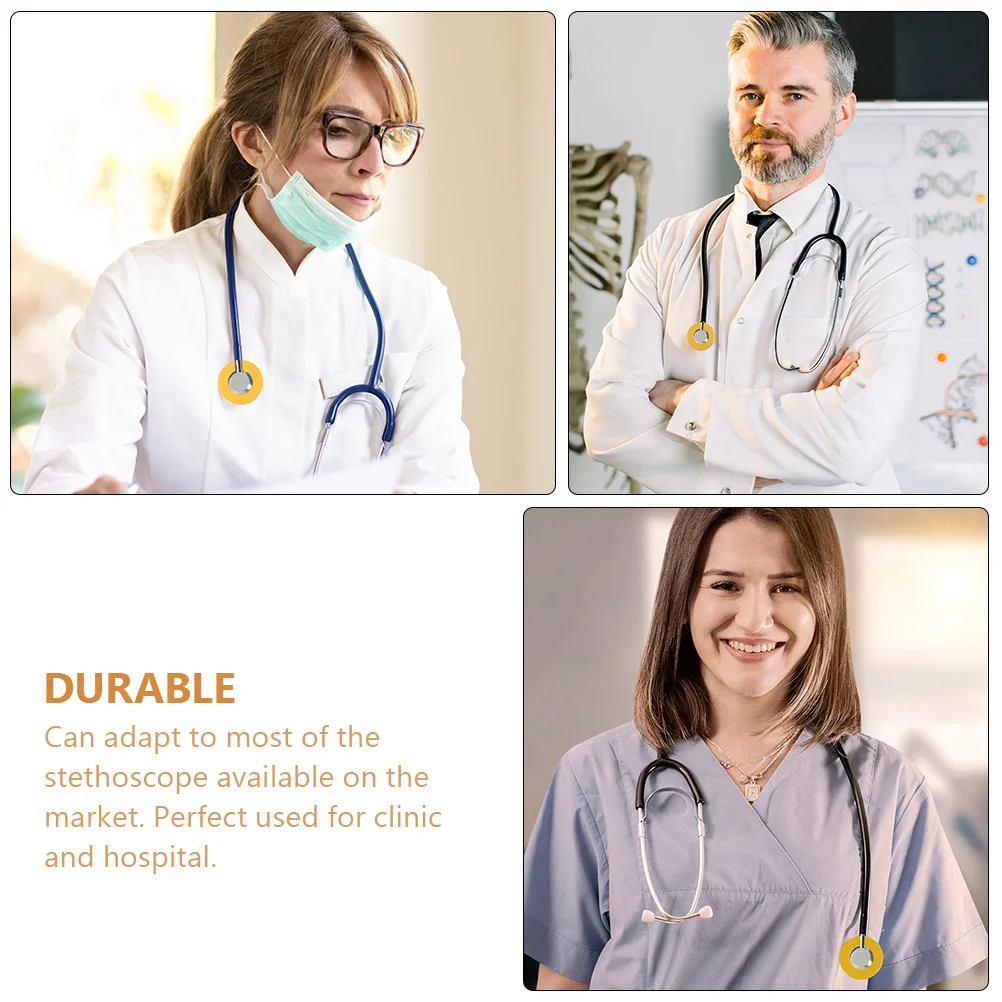 

12 Pcs Stethoscope Cover Sleeve Parts Id Accessories Silica Gel Case with Supplies Charms Kit