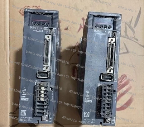 

Used servo drive, ME-JE-20A 200w function intact