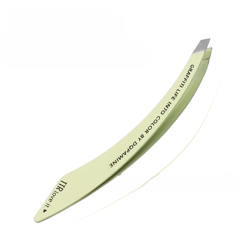 Pinça de extensão de cílios premium, ferramenta de beleza de aço inoxidável para colocação precisa de cílios postiços e modelagem de sobrancelha 128chrs