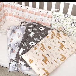 Baby crib guardrail new baby bed guardrail anti-collision printed pattern bedside guard