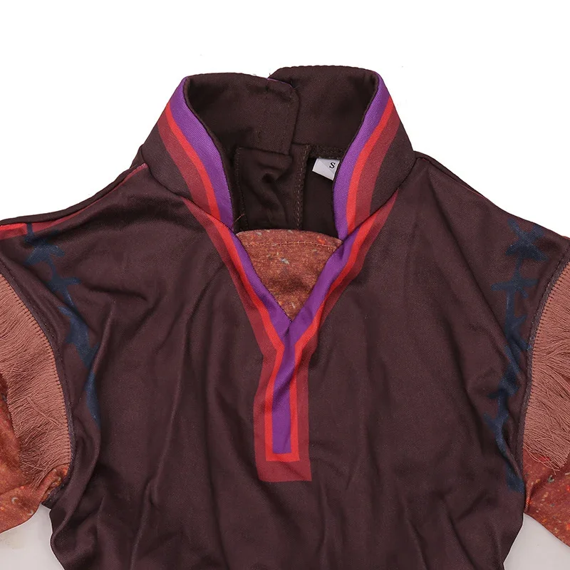 زي كريستوف للأطفال الأولاد فروزن كريستوف أزياء تنكرية وسراويل علوية بذلة ملابس عيد الهالوين للأطفال