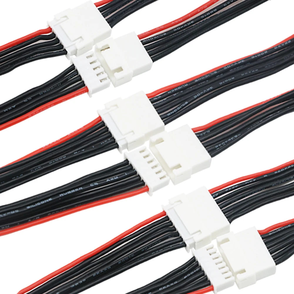 5 Stks/partij JST-XH 1S 2S 3S 4S 5S 6S 20Cm 22awg Lipo Balansdraad Verlengde Kabel Snoer Voor Rc Lipo Acculader