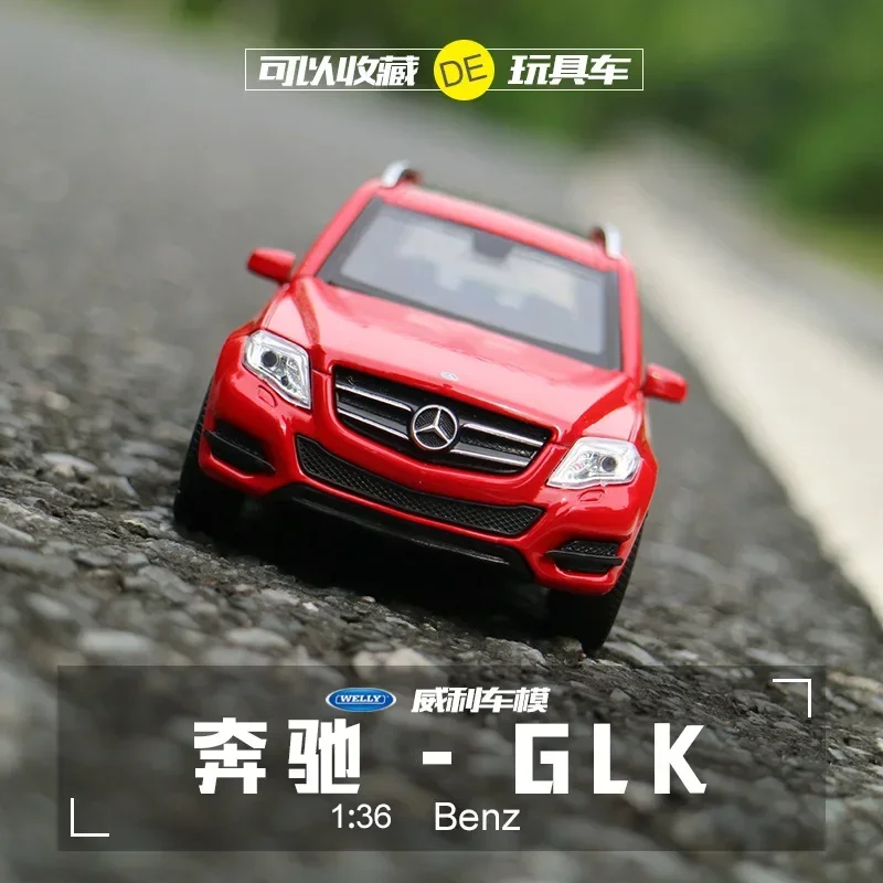 

WELLY 1:36 Mercedes-Benz GLK High Simulation Diecast Car Metal Alloy Model Car Children's toys collection gifts