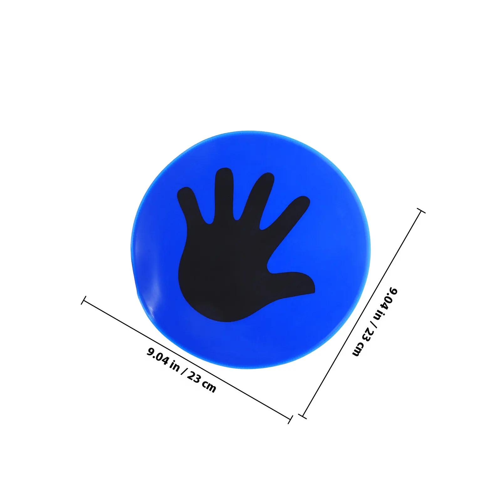 2Pairs Soccer Training Markers Eye-Catching Floor Spot Markers Football Training Equipment for Agility Coordination and Outdoor