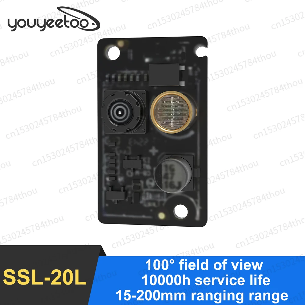 Solid State Lidar Sensor SSL-20L 15-200mm Ranging Range 100° Field of View Home Service Robot Avoidance Sensing Module