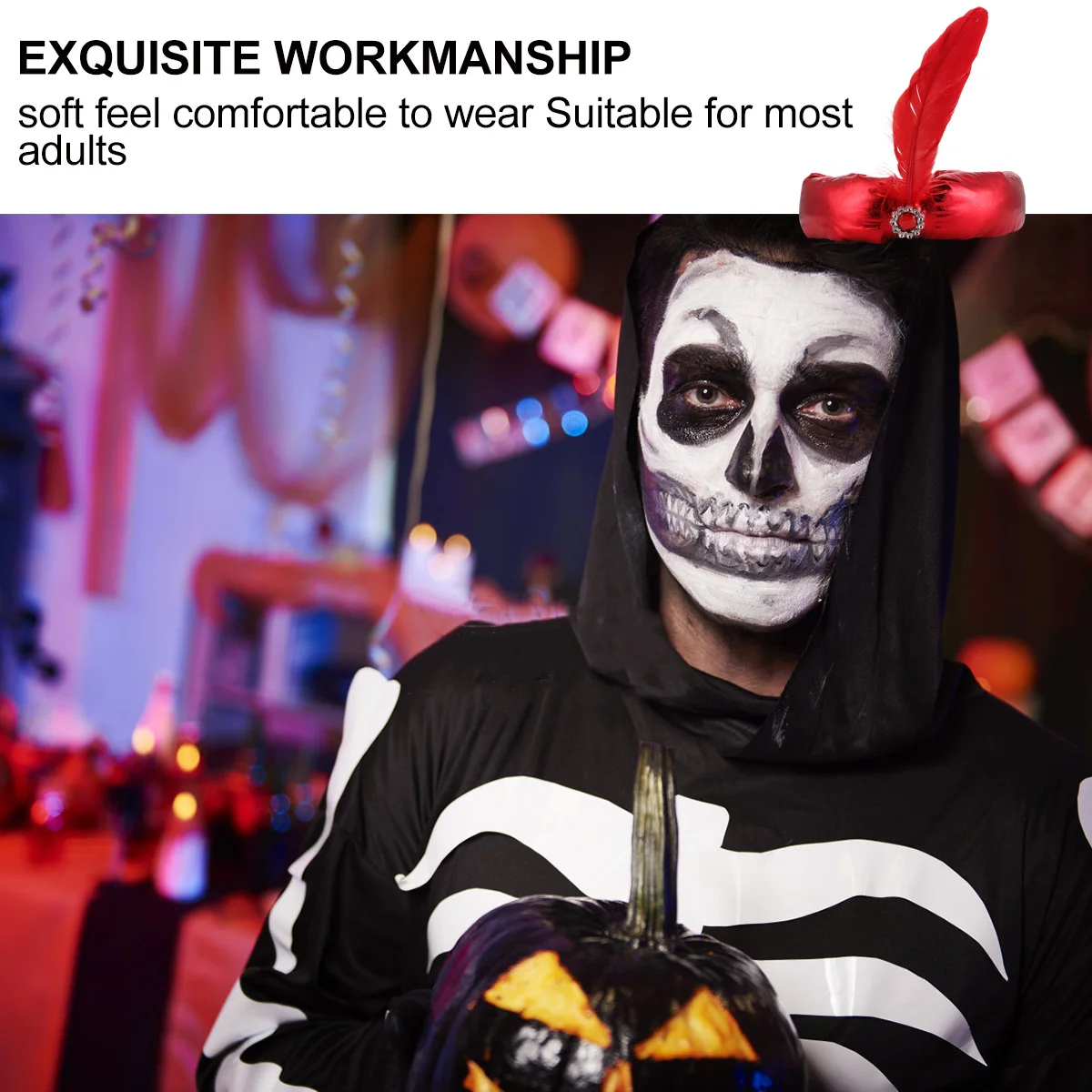 

1Pcs Prince Hat Elegant Decor Arabian Headwear for Party Halloween Costume Accessory Kings Hat Role Play